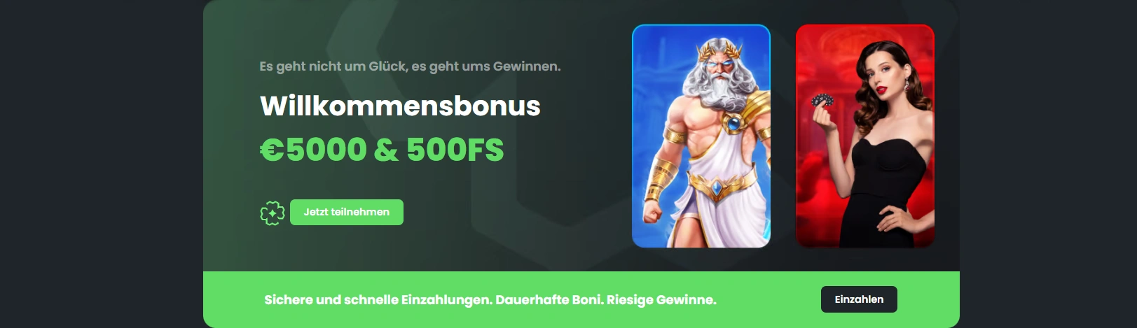 Exklusiver Willkommensbonus im Winningz Online Casino